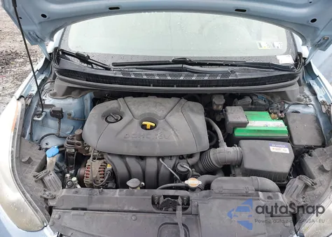 2011 Hyundai Elantra Gls Pzev from USA, damaged, VIN KMHDH4AE1BU147219